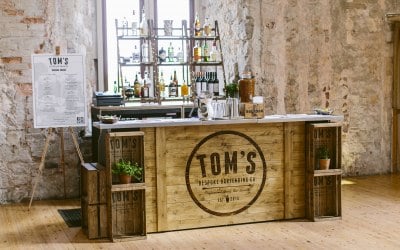 Wedding Bar - Branded Tom's Cladding Option