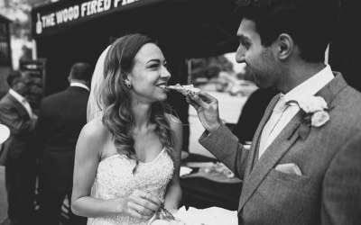 The wood fired pizza company provide the highest quality wedding catering