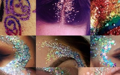 From glitter tattoos to body gems, our glam glitter bar has it all!