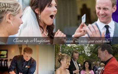 Close up Magician for weddings and private events 