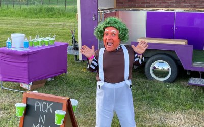 An oompa loompa is a must but other costumes available