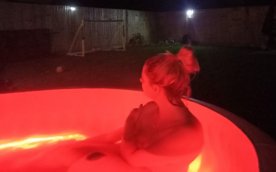 Light up hot tub
