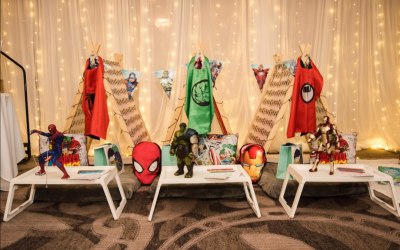 Themed kids area for wedding