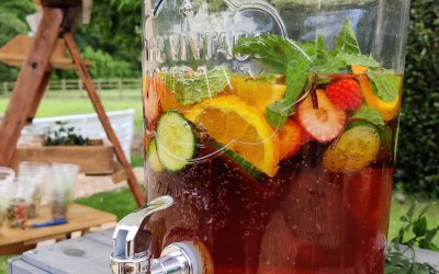 Pimm's Welcome drinks
