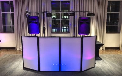 A professional sound and lighting rig for your next event