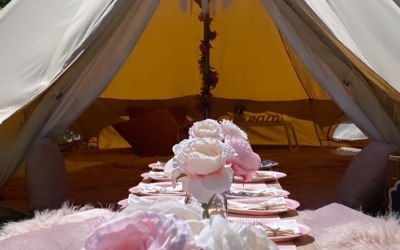 Bell tent & picnic party