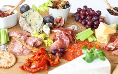 Charcuterie and cheese board