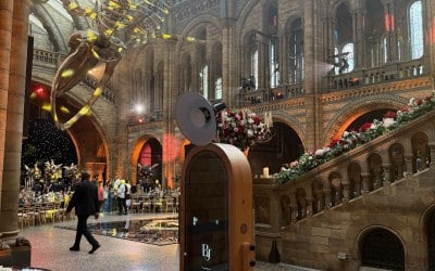 Interactive Mirror Booth at Natural History Museum 