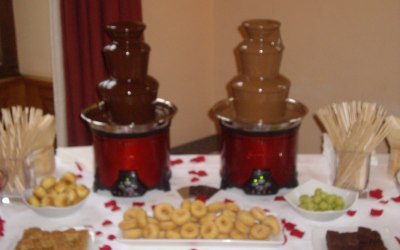 double chocolate fountain