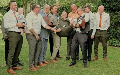 Groom gets a shock