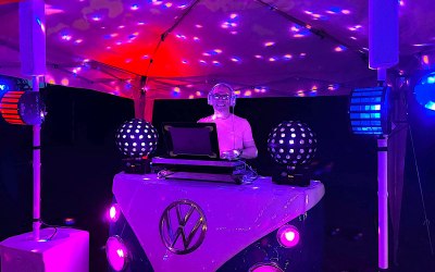 DJ with Festival Rig
