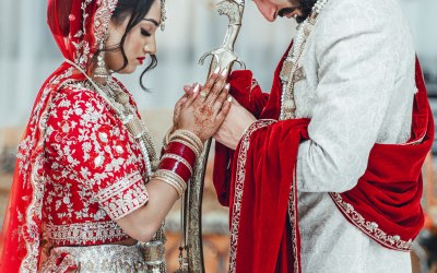 Sikh wedding photo
