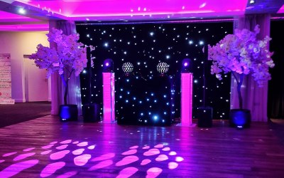Wedding Setup with fully customised lighting