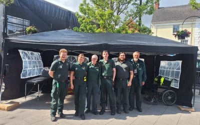 part of our team at a local carnival