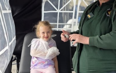 Putting smiles on patient's faces