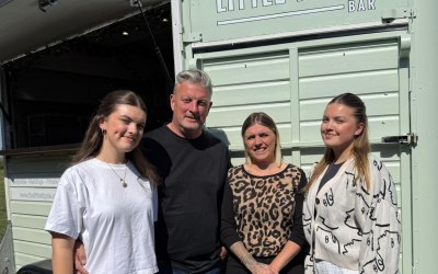 Georgia, Gary, Louise and Kyra