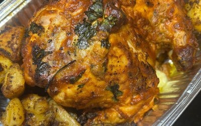 Tandoori whole chicken roast