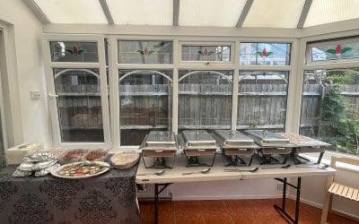 Catering- we provide party utensils