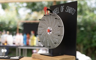 Our fun Wheel Of Shots