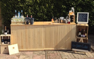 Wooden Mobile Bar