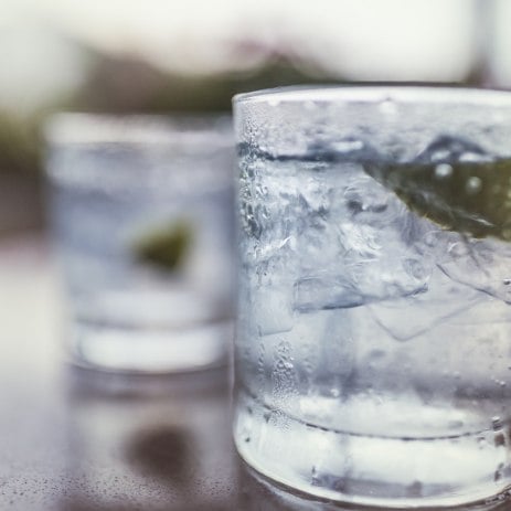 Hired Mobile Gin Bar serving drinks at an event