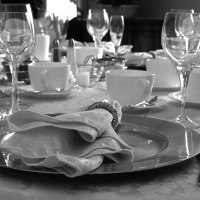 Lovely settings for dinner parties Elegant Dinner parties catered for in the comfort of your own home.