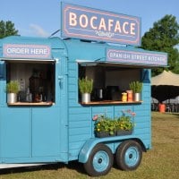 A real head turner and talking point at any event our beautifully restored horse box kitchen can be taken just about anywhere and will even fit onto a driveway to give garden parties and events an exciting focal point. Our beautifully restored horsebox kitchen.