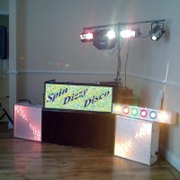 Just some of the equipement used which includes DUEL RADIO MICHROPHONES ideal for KARAOKE Includes SMOKE & BUBBLE MACHINES at NO extra cost