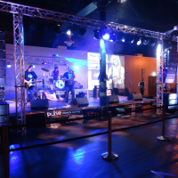 York Railway Museum pulse sound & lighting with Big Country