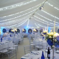 Wedding marquee with fairy lighting Wedding marquee with fairy lighting