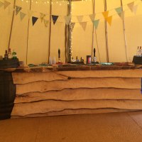 Full Range of Hand pull and draft beers available The Tipi Bar