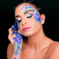 Facepaint combined with Makeup Artistry Pierangela