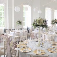 Beautiful candelabra centrepieces Classic- Elizabeth Weddings