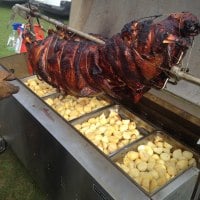 Hog roast with our famous roast potatoes Hog Roast from Midland Catering Co