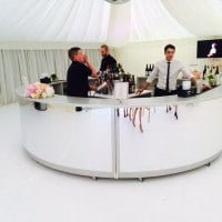 Circular wedding bar Mirror Fronted Bar