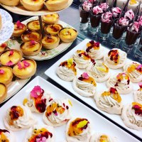 Passion Fruit Pavlovas, Lemon Tarts & Chocolate Mousse Shots Passion Fruit Pavlovas, Lemon Tarts & Chocolate Mousse Shots
