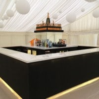 Our mobile bar shaped in a cube, many different shapes available Mobile Bar Hire Manchester | Leeds | Liverpool | Birmingham