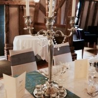Table Centrepieces hire candelabra centrepieces