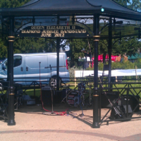 Allen & Heath, Crown, Tannoy Power Dual system ready for Hinckley Carnival 2012. Tannoy/Crown 10k P.A.