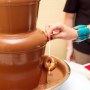 Dipping in chocolate