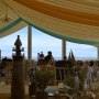 Make the most of you view with our unique clear gable end Wedding Marquee Hire