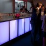 Our contempory frount light bar units Contempory LED mobile bar units Nicks Mobile Bar 1