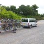 Hire, holidays and transport for cyclist.