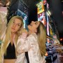 New York digital background Party in London