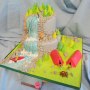 Waterfall cake complete with canoe climber and campfire!