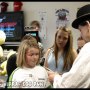 entertaining at a shop opening