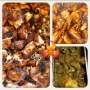 Jerk Chicken, Pepper Prawns , Curry Mutton Jerk Chicken, Pepper Prawns , Curry Mutton