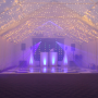 Our fairy light roof canopy transforms a marquee into a wonderful party venue Our fairy light roof canopy transforms a marquee into a wonderful party venue
