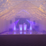 Our fairy light roof canopy transforms a marquee into a wonderful party venue