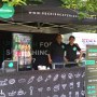 Sun is Shining and the pulled pork is selling like hot cakes Peckish Trading at Local Food festival
